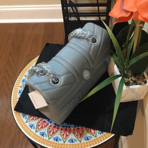 kurt Geiger London Kensington Leather Chain Strap Bag - Picture 9 of 17